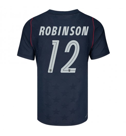 Yhdysvallat Miles Robinson #12 Vieraspaita MM-kisat 2026 Lyhythihainen Yhdysvallat Miles Robinson #12 Vieraspaita MM-kisat 2026 Lyhythihainen